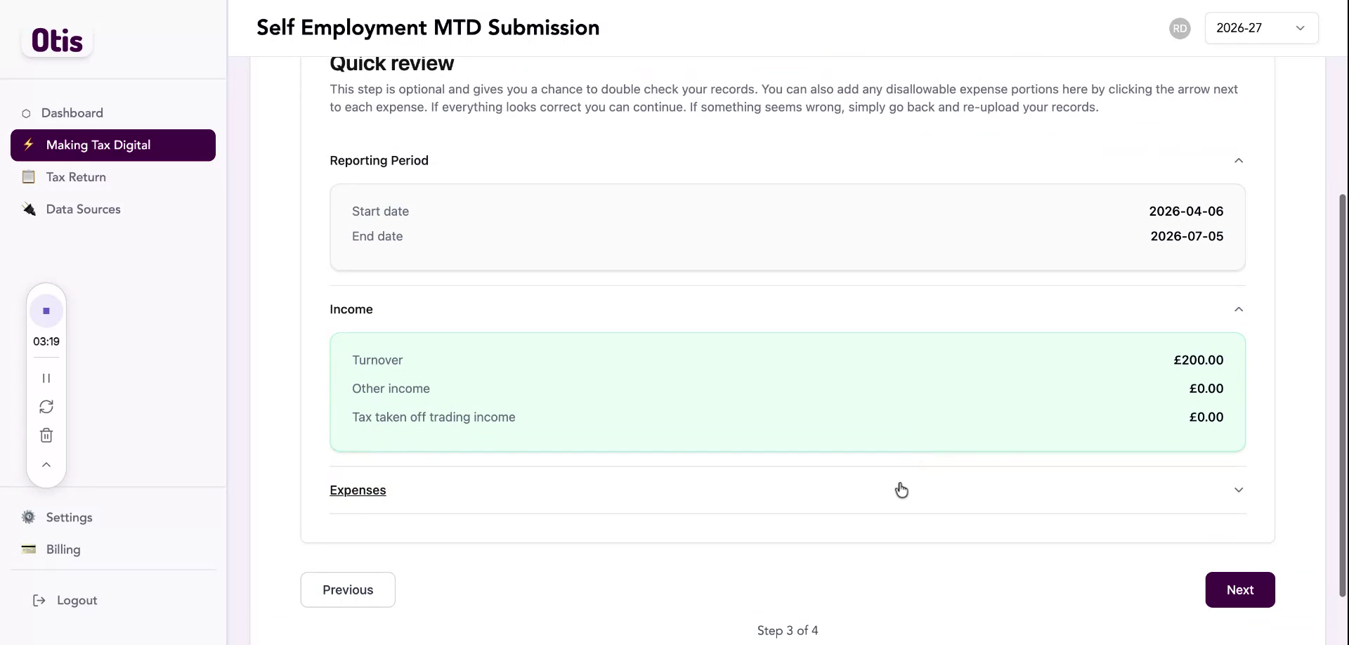 Step 8: Final review before submission